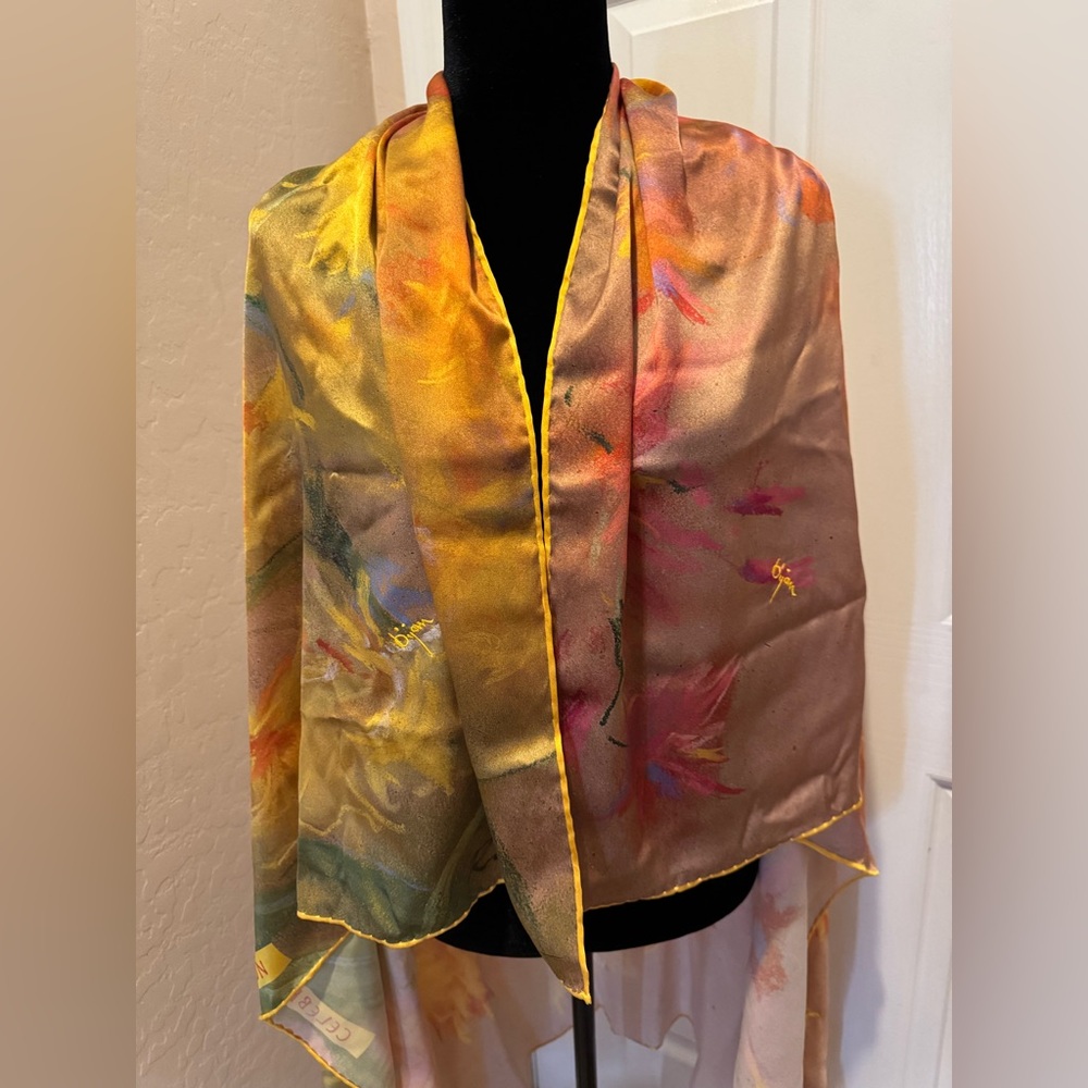 Bijan silk wrap
